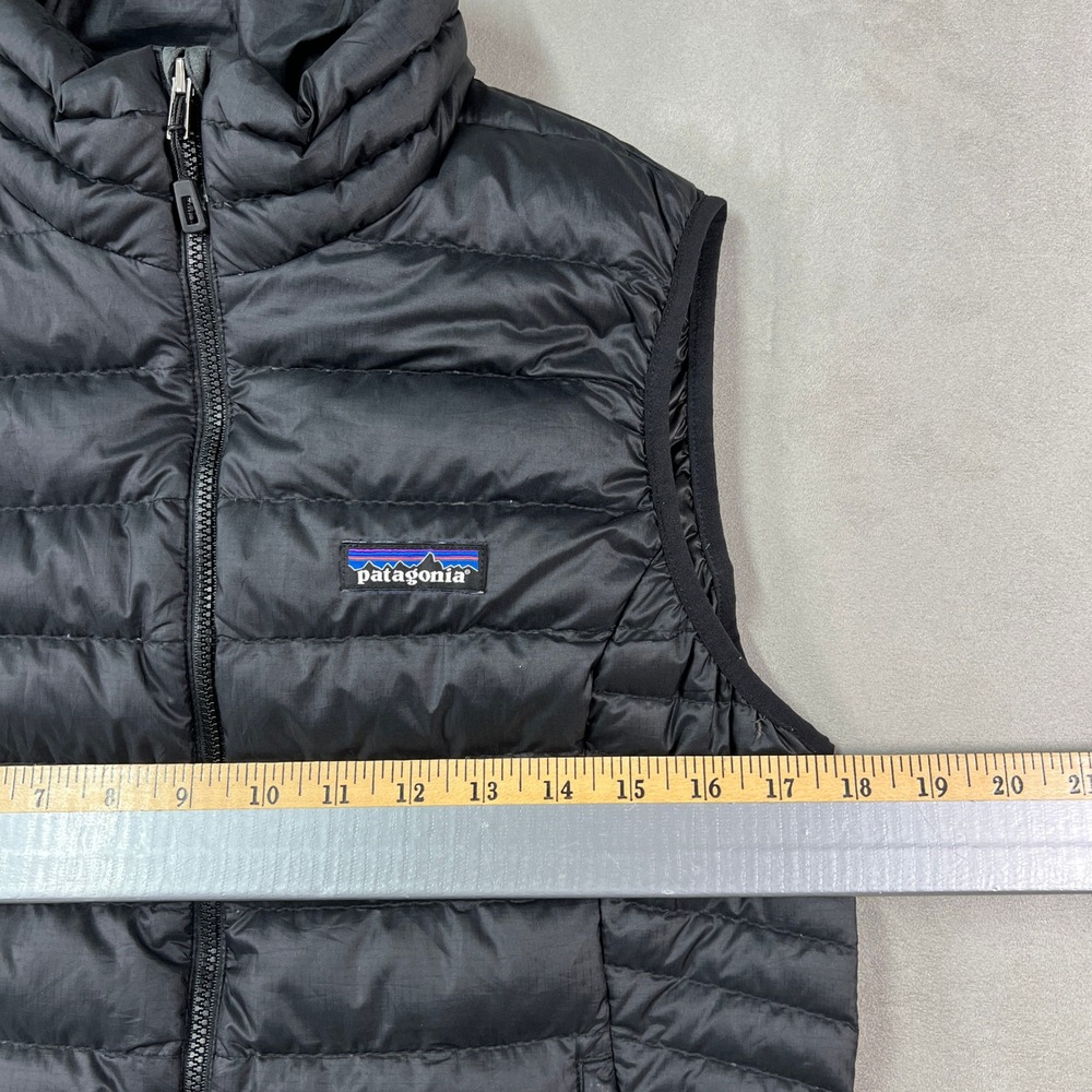 Patagonia Down Sweater Vest Womens M Black Full Zip Insulated Puffer Outdoor - Picture 4 of 10